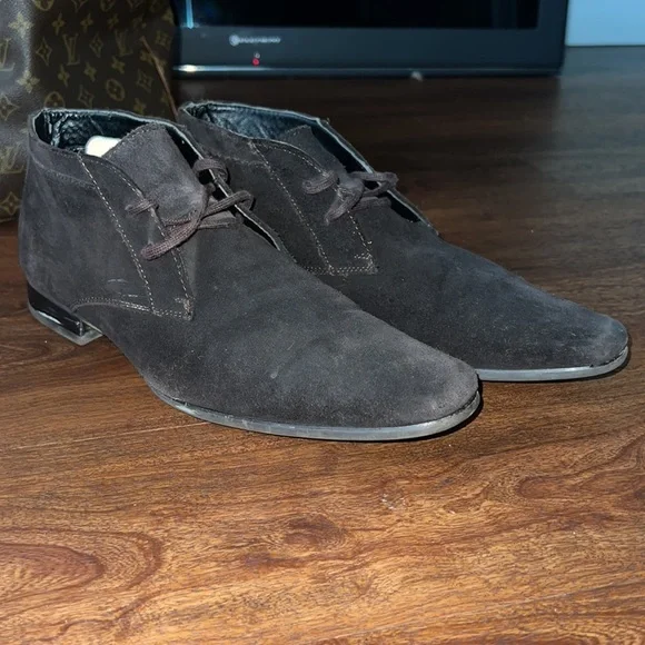 Calvin Klein Suede Boots - Picture 2 of 9